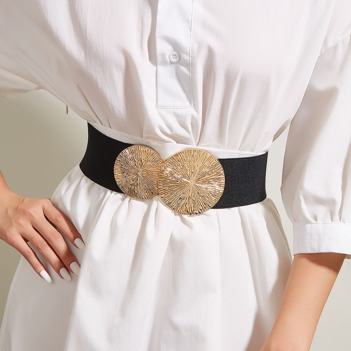 2024 Ladies High Quality Fashion Elastic Wide Waist Seal Coat Dress Corset Belts for Women Luxury Designer Female Waistband