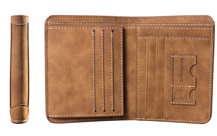 Men Wallet Leather ID Credit Card Holder Clutch Coin Purse Luxury Brand Wallet Frosted Short Wallets 2019 Men Wallet Coin Pocket