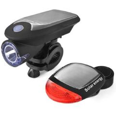 LED Solar Energy Bicycle Taillights Outdoor MTB Road Bike Warning Rear Lights Bicycle Accessories for Night Riding Safety