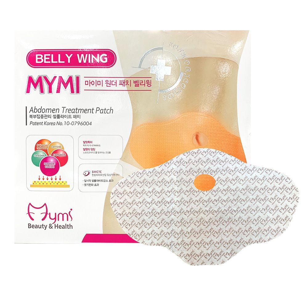 New Arrival 5Pcs/10Pcs MYMI Wonder Slimming Patch Belly Abdomen Weight Loss Fat Burning Cream Slim Patch Abdomen Fat burning Navel Stick Slimer Face Lift Tool (without box)