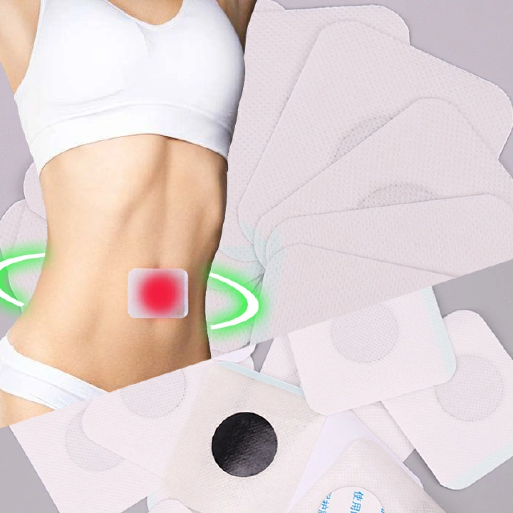 10 /20 /30PCS Weight Loss Navel Sticker Magnetic Slim Detox Adhesive Sheet Fat Burning Slimming Diet Patch Pads Pack Slim Patch Lose Weight Fat Burning White Slim Patch Face Lift Tools Traditional Chi
