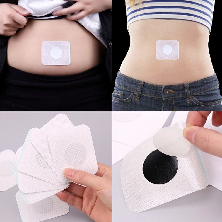 10 /20 /30PCS Weight Loss Navel Sticker Magnetic Slim Detox Adhesive Sheet Fat Burning Slimming Diet Patch Pads Pack Slim Patch Lose Weight Fat Burning White Slim Patch Face Lift Tools Traditional Chi
