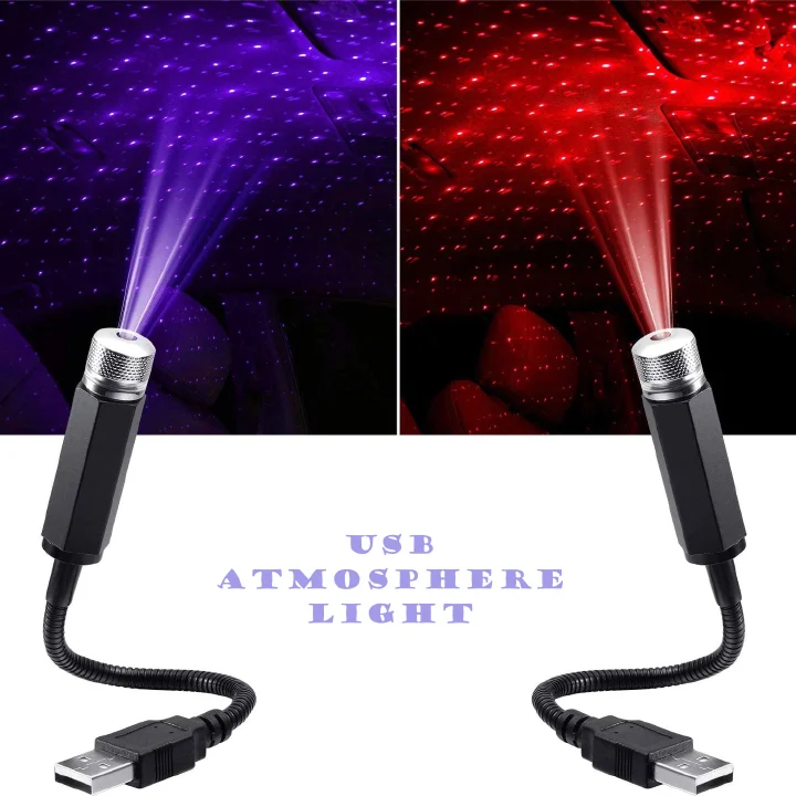 USB Led Lighting Home Decor Galaxy Lights Car Roof Star Led Light Car Romantic LED Starry Sky Night Light 5V USB Powered Galaxy Star Projector Lamp for Car Roof Room Ceiling Decor Plug and Play