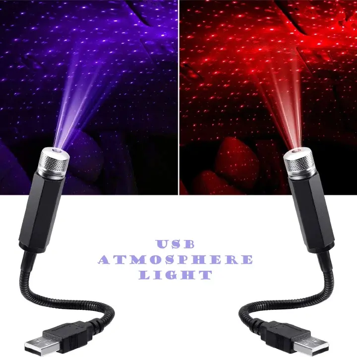 USB Led Lighting Home Decor Galaxy Lights Car Roof Star Led Light Car Romantic LED Starry Sky Night Light 5V USB Powered Galaxy Star Projector Lamp for Car Roof Room Ceiling Decor Plug and Play