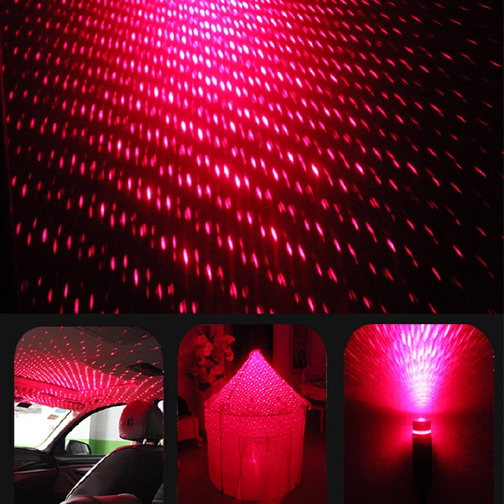 USB Led Lighting Home Decor Galaxy Lights Car Roof Star Led Light Car Romantic LED Starry Sky Night Light 5V USB Powered Galaxy Star Projector Lamp for Car Roof Room Ceiling Decor Plug and Play