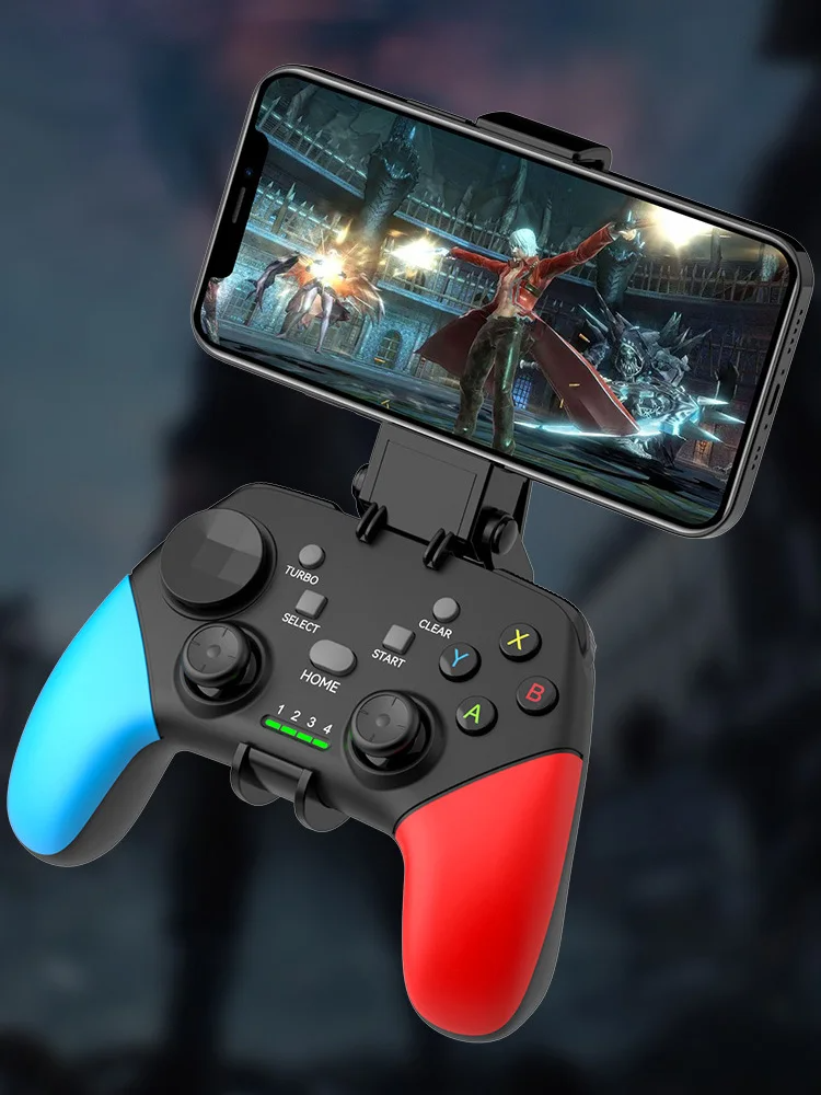 For Nintendo Switch PS4 TV Box Games Android Phone IOS PC Bluetooth Game Consoles Controller 2.4G Wireless Gamepads Dual Vibration Joystick