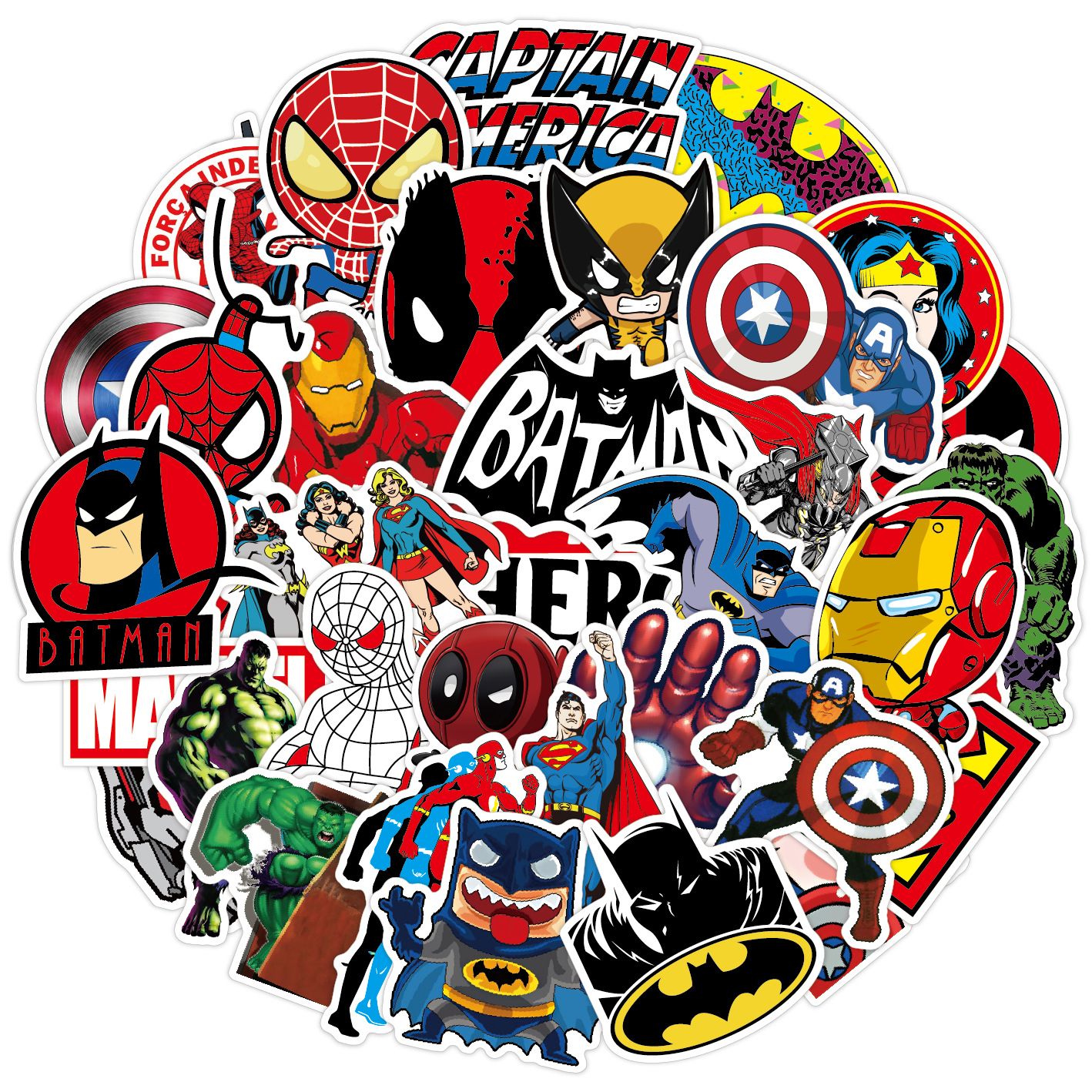 50PCS Fashion Style Graffiti Stickers DIY Luggage Laptop Skateboard Car Motorcycle Bicycle Stickers