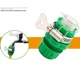 Garden Water Hose Connector with Clamp 1/2 Inch Adjustable Garden Hose Pipe Tube Tap Adapter Quick Connect