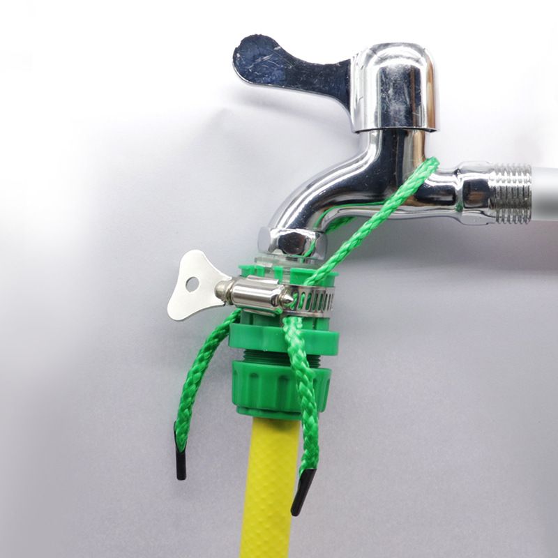 Garden Water Hose Connector with Clamp 1/2 Inch Adjustable Garden Hose Pipe Tube Tap Adapter Quick Connect
