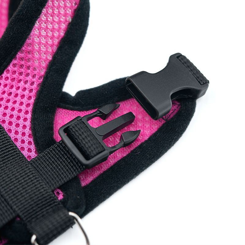 Cat Harness Adjustable Vest Walking Traction Rope Set for Dog Collar Breathable Mesh Harness for Small Medium Cat Dog Pet Lead