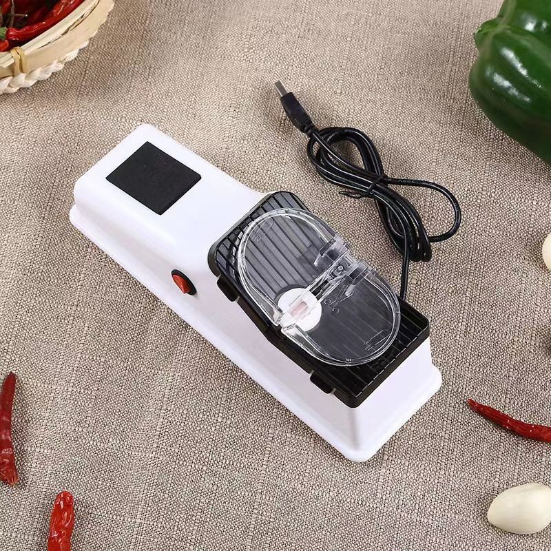 Electric Knife Sharpener Home Knife Sharpener Quick Sharpening And Polishing USB Type Kitchen Supplies