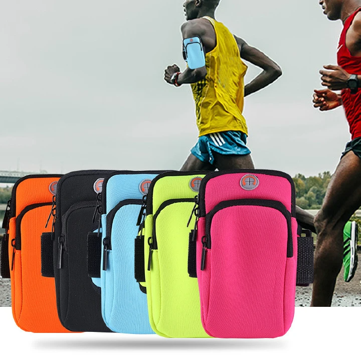 Universal 6.5'' Waterproof Sport Armband Bag Running Gym Arm Band Mobile Phone Bag Case Cover Holder for iPhone Samsung Xiaomi