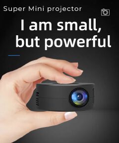 YT200 Smart Projector Auto Focus Android LED HD Projetor Supports Decoding 1080P Videos Home Cinema Outdoor Portable