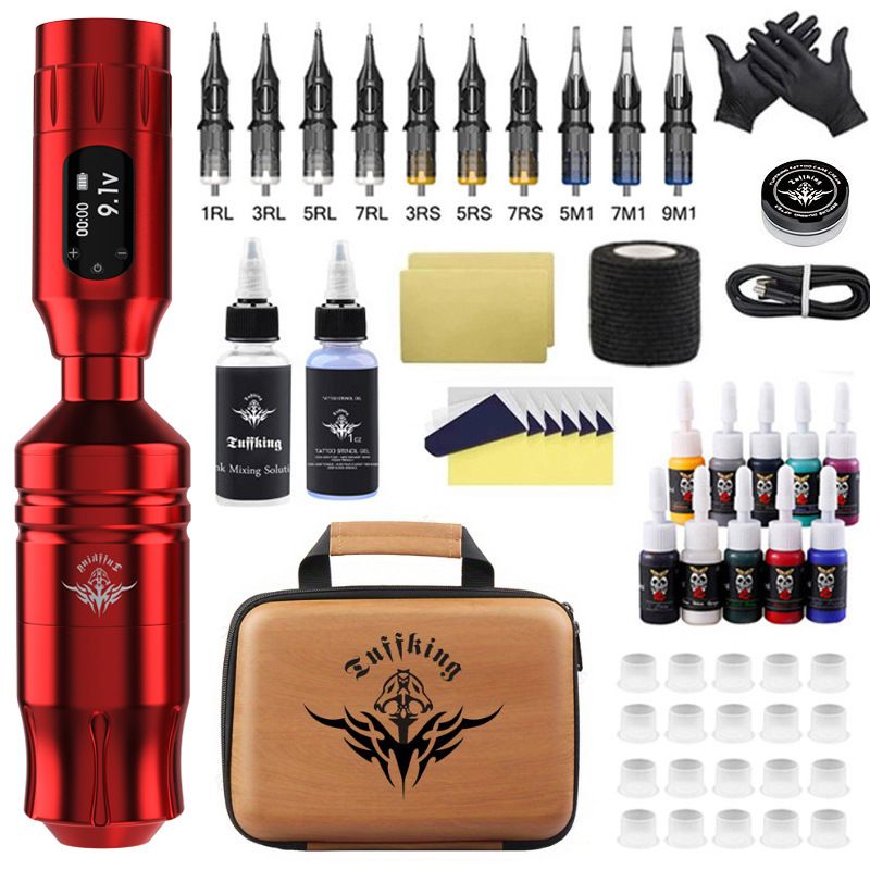 Tattoo Machine Tattoo Short Pen Set Wireless Tattoo Machine Rocket Tattoo Short Pen Cutting, Misting, and Tattooing Integrated Machine
