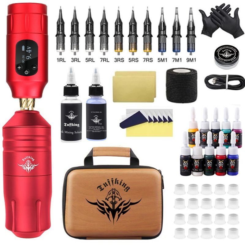 Tattoo Machine Tattoo Short Pen Set Wireless Tattoo Machine Rocket Tattoo Short Pen Cutting, Misting, and Tattooing Integrated Machine