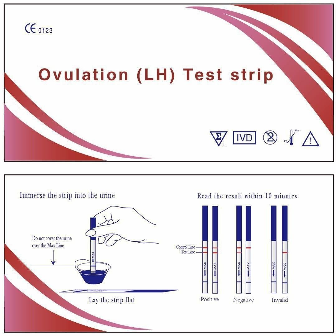 20PCS LH Ovulation Test Strips,First Response Ovulation Urine Test, Ovulation Urine Test Strip LH Tests Kit First Response Ovulation kits Over 95% Accuracy Earliest Detection