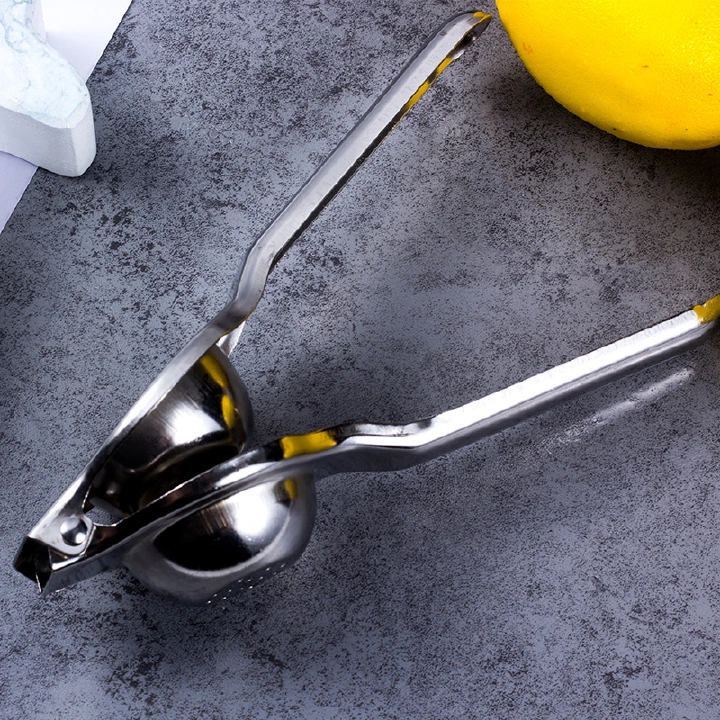 Stainless Steel Duty Manual Orange Lemon Lime Citrus Squeezer Fruit Juicer Hand Press silver