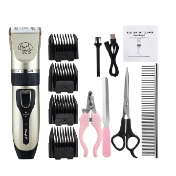Professional Balding Hair Clipper Electric Beard Shaving Machine Hair Trimmer USB Charging Low-Noise Grooming Hair Cutter Machine With 4 Free Limit Comb High Powerful motor