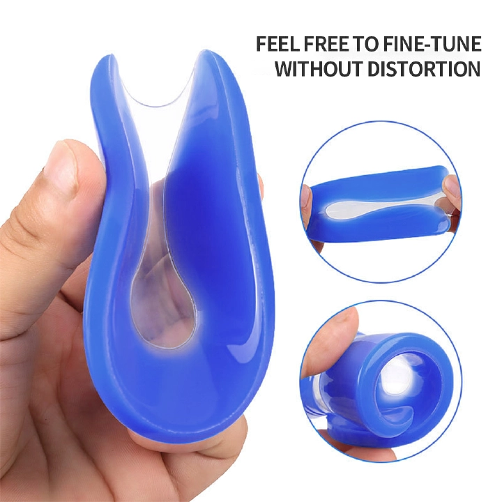 1PairSilicone Heel Pads, Foot Pain Relief Silicone Gel U-Shape Plantar Fasciitis Heel Protector Heel Spur Cushion Pad Shoe Insert Insole Men Women