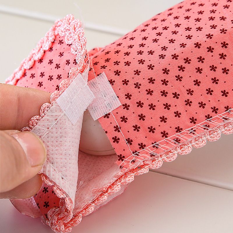 3Pcs set TV Remote Control Case Cover Textile Protective Bag , Tv Remote Control Protective Sleeve Dust Cover Tv Remote Control Cover With Bowknot Fabric