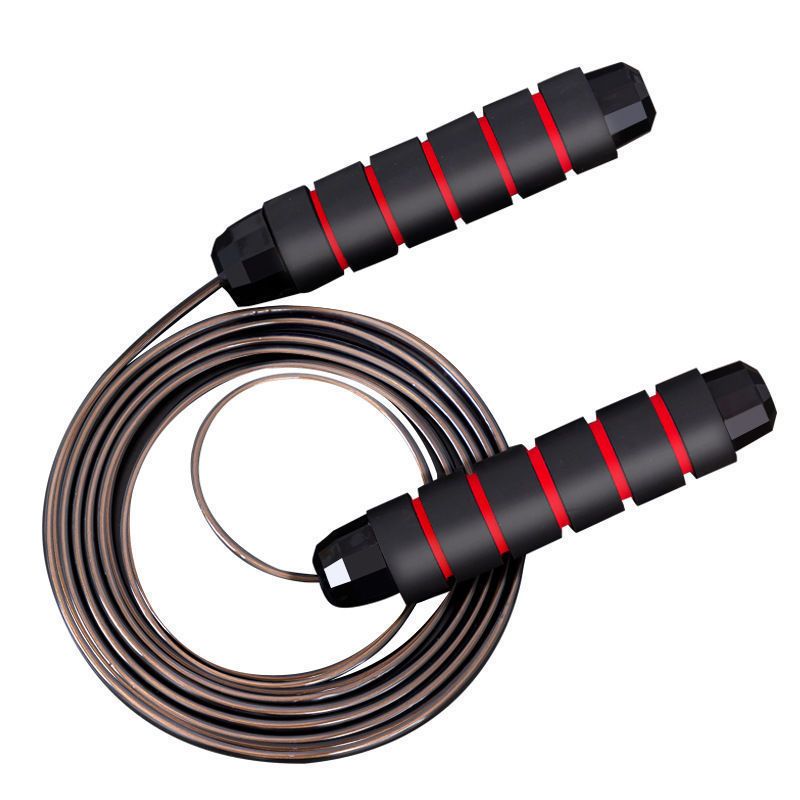 Jump Rope Tangle-Free Rapid Speed Jumping Rope with Ball Bearings, Skipping Rope with Foam Handles for Women Men Kids, Adjustable Jump Rope for Fitness Workout Aerobic Exercise