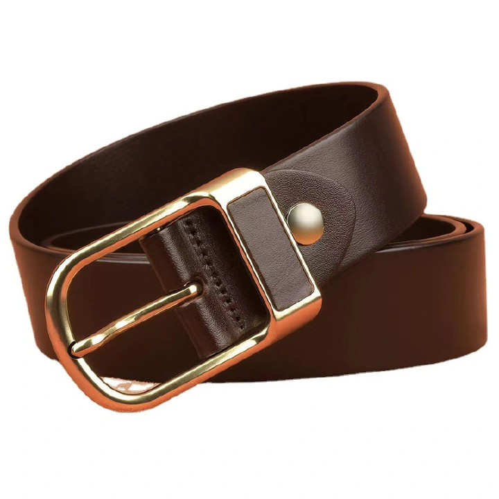 Vintage Belt For Men's Leather Casual Business Minimalist PU Belt For Men's Middle-aged And Young Fashionable Versatile Needle Buckle Belt