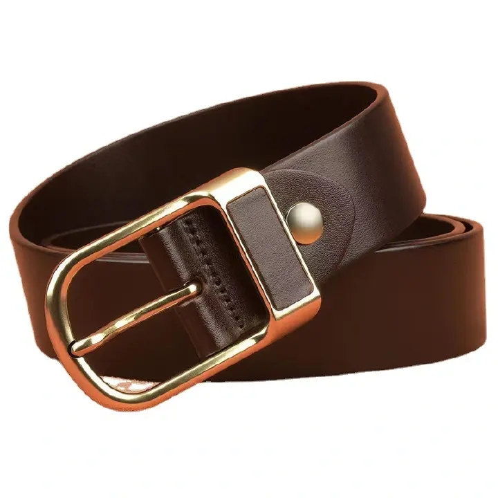 Vintage Belt For Men's Leather Casual Business Minimalist PU Belt For Men's Middle-aged And Young Fashionable Versatile Needle Buckle Belt