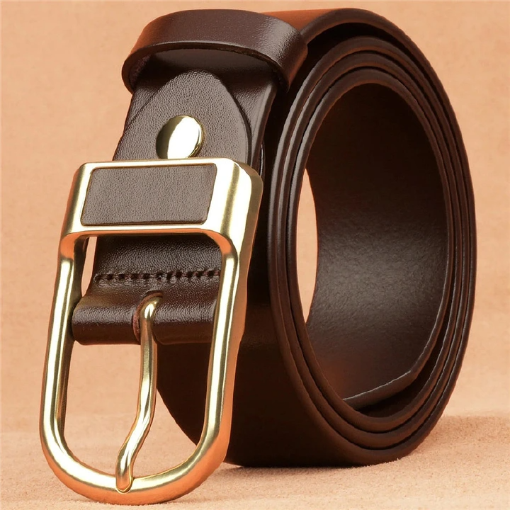 Vintage Belt For Men's Leather Casual Business Minimalist PU Belt For Men's Middle-aged And Young Fashionable Versatile Needle Buckle Belt