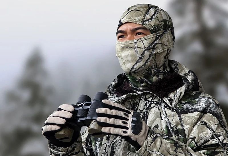 Balaclavas Tactical Camouflage Balaclava Full Face Mask CS Wargame Army Hunting Cycling Hats & Caps one Hats & Caps Hot selling camouflage hats Windproof camouflage looks handsome