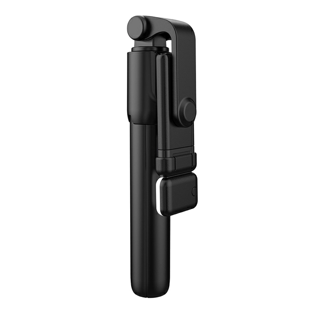 Wireless bluetooth selfie stick foldable mini tripod with fill light shutter remote control for IOS Android Smart phone