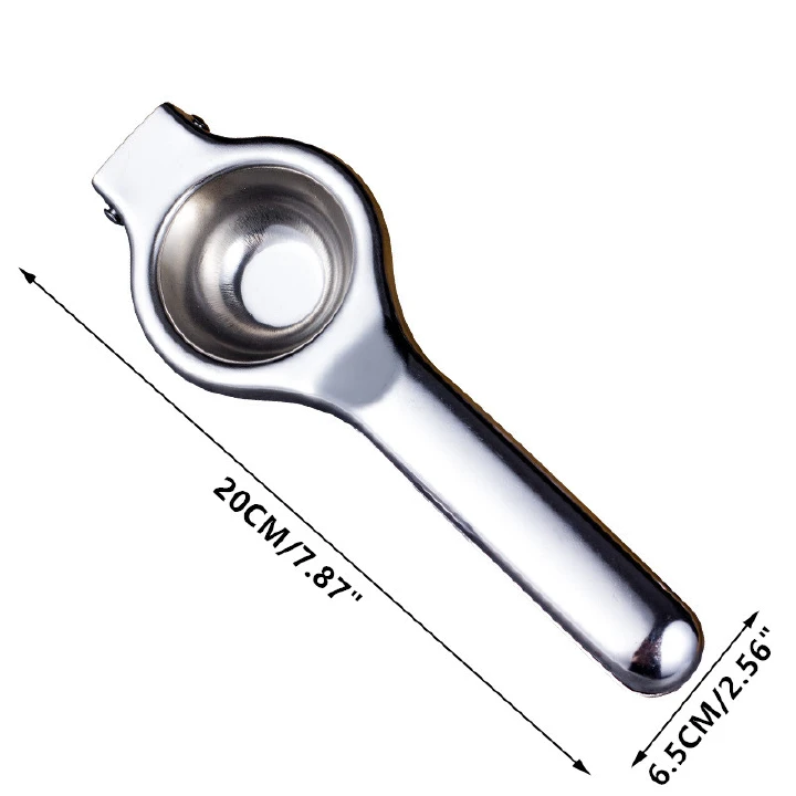 Stainless Steel Duty Manual Orange Lemon Lime Citrus Squeezer Fruit Juicer Hand Press silver