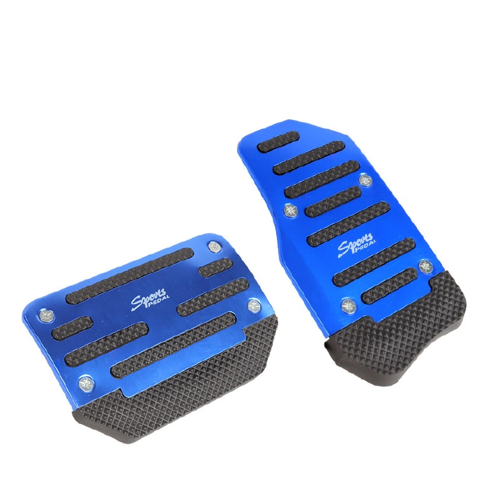 Car Pedal Cover Set,2/3Pcs Universal Racing Manual Non-Slip Foot Pedal Pad Cover Aluminum Automatic Gear Brake Accelerator Car Interior Accessories