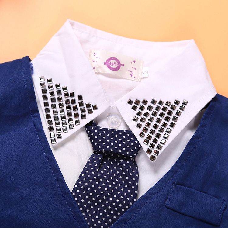 Boys Gentleman Clothing Set Wedding Birthday Party Kids Formal Dress Vest Shirt Suit Pants