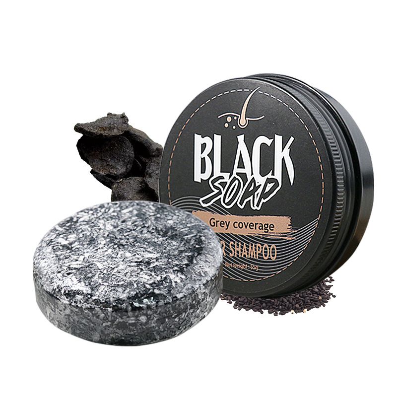 Shampoo Bar For Black Hair Repair  Ginger shampoo soap Polygonum multiflorum shampoo soap Rice shampoo essence soap