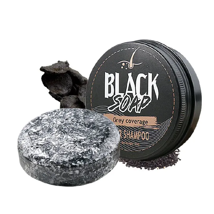 Shampoo Bar For Black Hair Repair  Ginger shampoo soap Polygonum multiflorum shampoo soap Rice shampoo essence soap