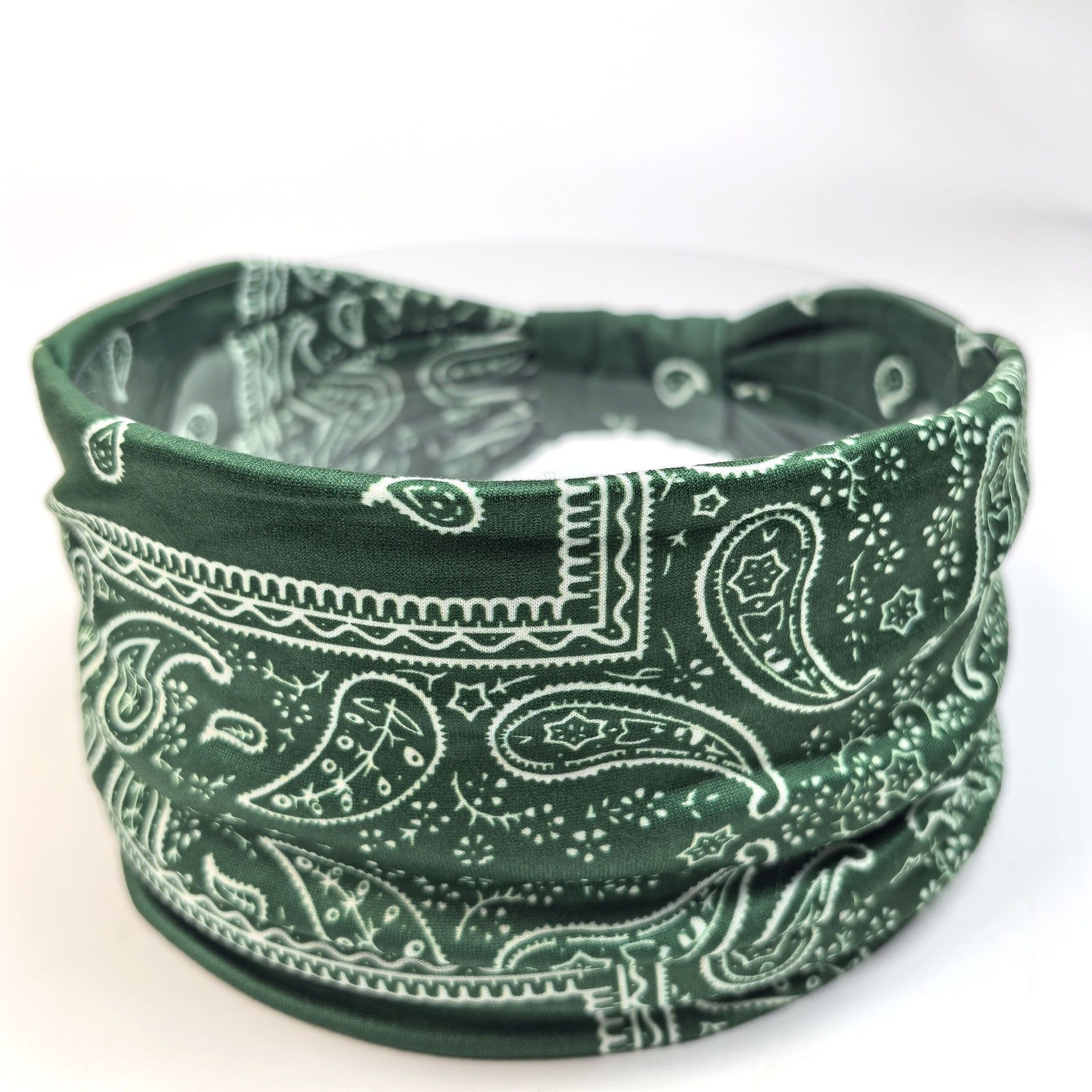 Bohemia Cashew Yoga Sports Headband Antiperspirant Sweat Absorbing Stretch Cotton Headband Women Headdress Hair Accessories