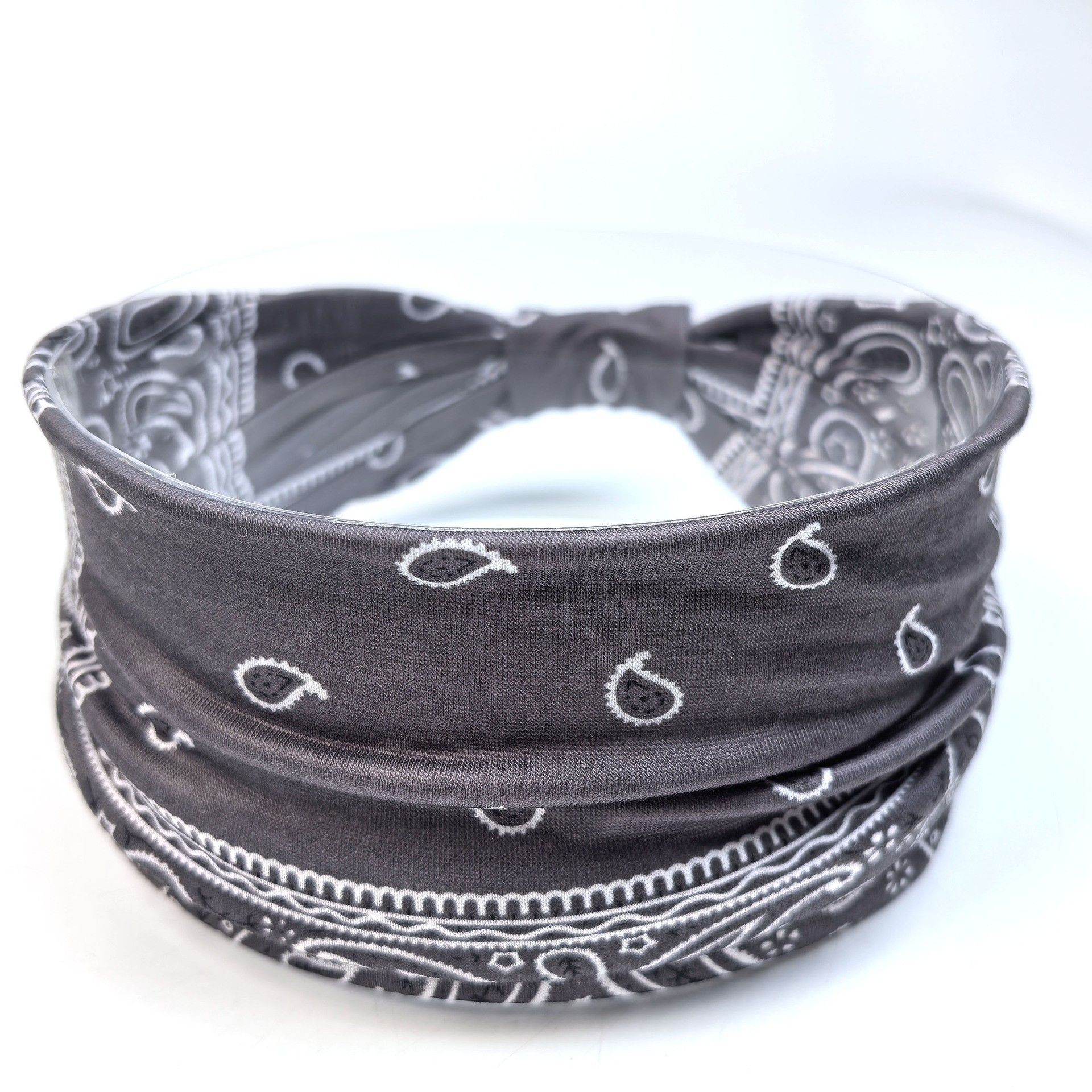 Bohemia Cashew Yoga Sports Headband Antiperspirant Sweat Absorbing Stretch Cotton Headband Women Headdress Hair Accessories