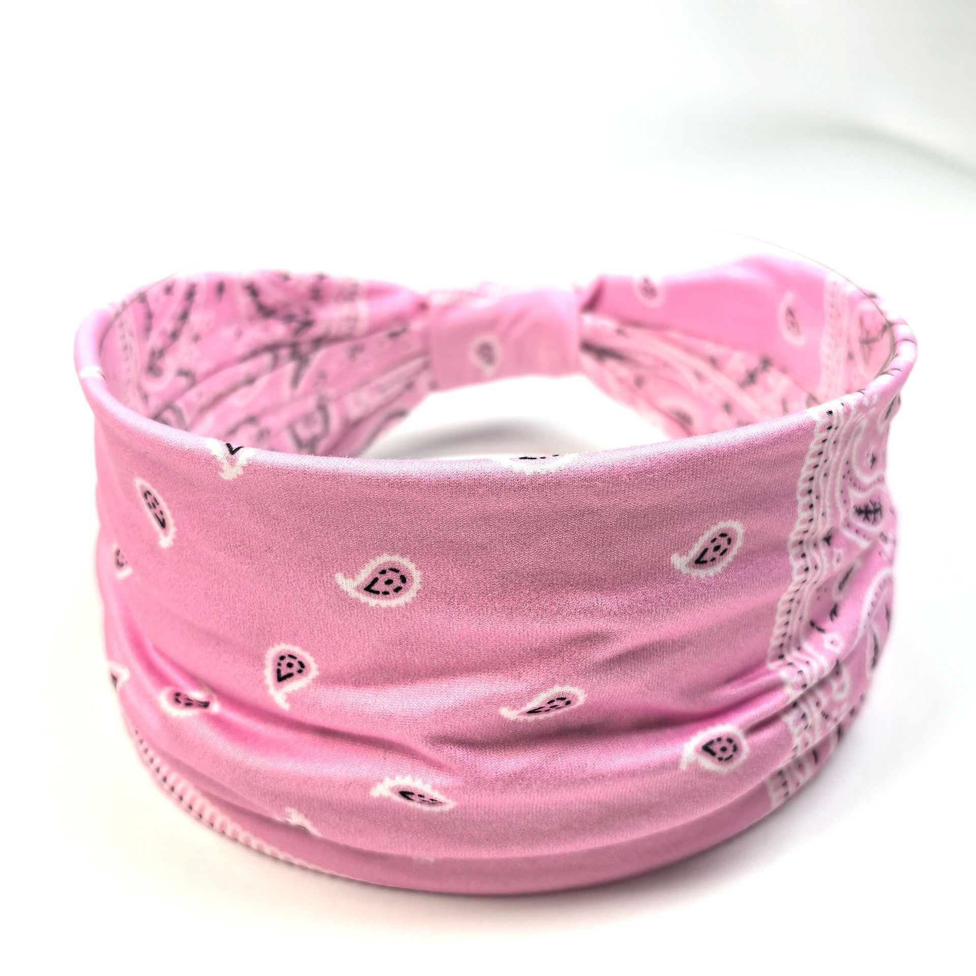 Bohemia Cashew Yoga Sports Headband Antiperspirant Sweat Absorbing Stretch Cotton Headband Women Headdress Hair Accessories