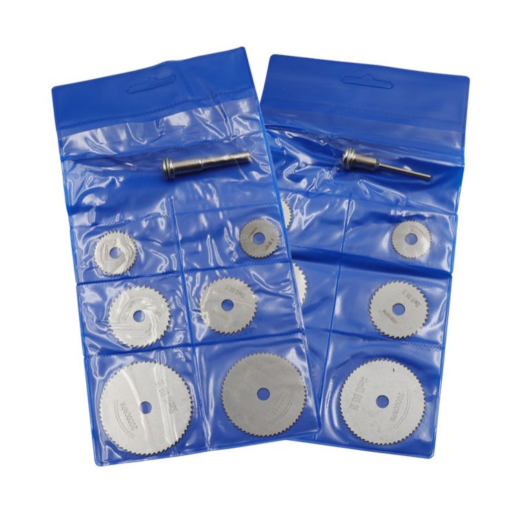 7Pcs HSS Rotary Tool Woodworking Circular Saw Blades Kit Set Dremel 1/8&quot; Mandrel