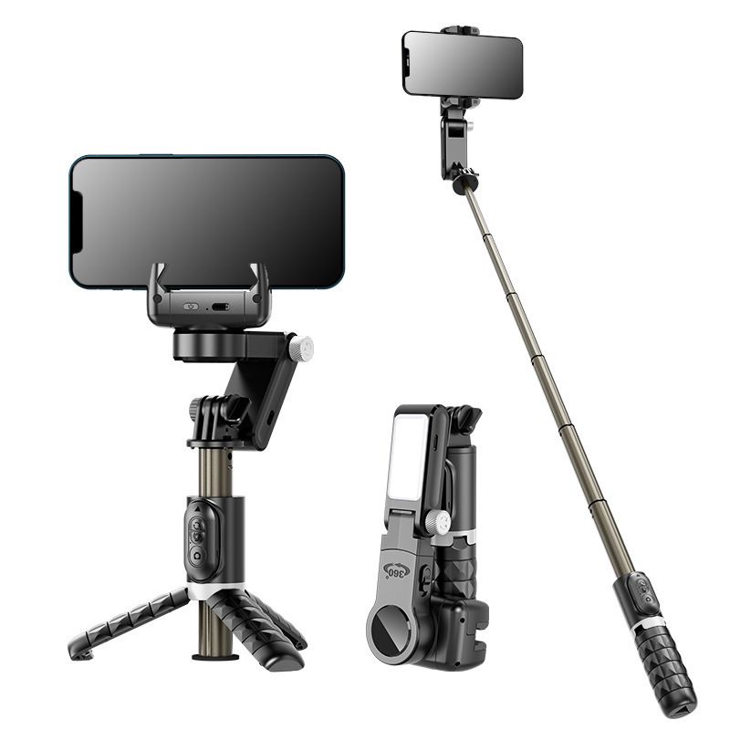 Gimbal Stabilizer with Smart Tracking, Desktop Follow-up Mode, Smartphone Selfie Stick with Fill Light for Android iPhone New Gimbal Stabilizer Desktop Follow-up Mode Tripod Monopods Smartphone