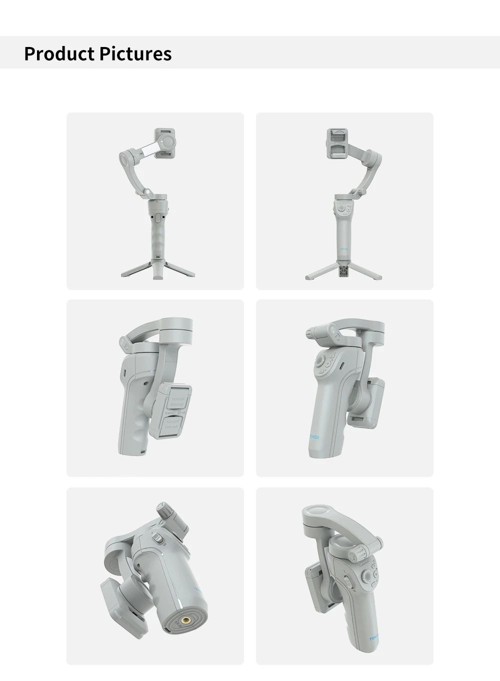 M01 3-Axis Foldable Smartphone Handheld Gimbal Video Record Vlog Stabilizer Seflie Stick Tripod For All Phones