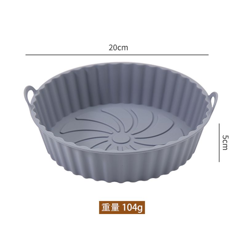 Air Fryer Silicone Liners Air Fryer Silicone Pot Reusable Silicone Air Fryer Liners Food Safe Non Stick Air Fryer Basket Accesso