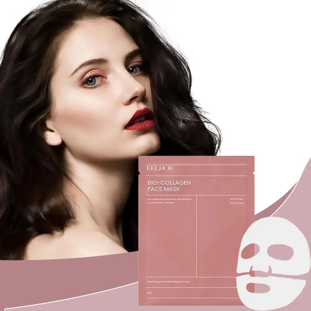 EELHOE Bio Collagen Face Mask Lift Repair Skin Care Rejuvenation Face Firming Products Deep Collagen Anti Wrinkle Lifting Mask