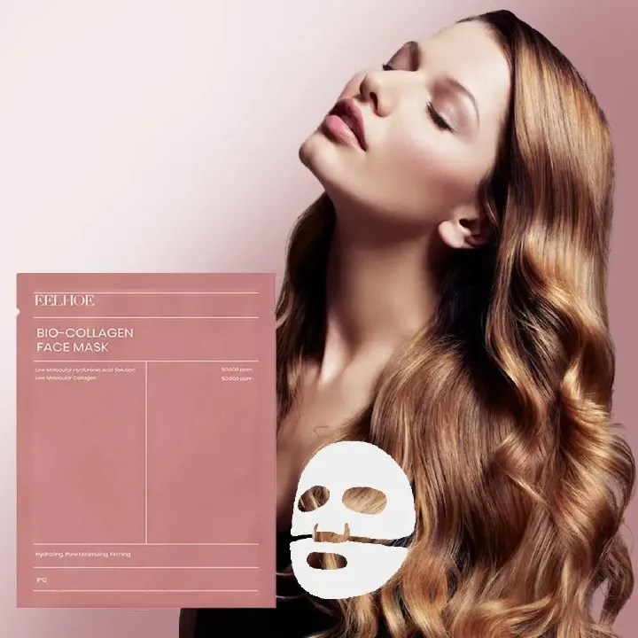 EELHOE Bio Collagen Face Mask Lift Repair Skin Care Rejuvenation Face Firming Products Deep Collagen Anti Wrinkle Lifting Mask