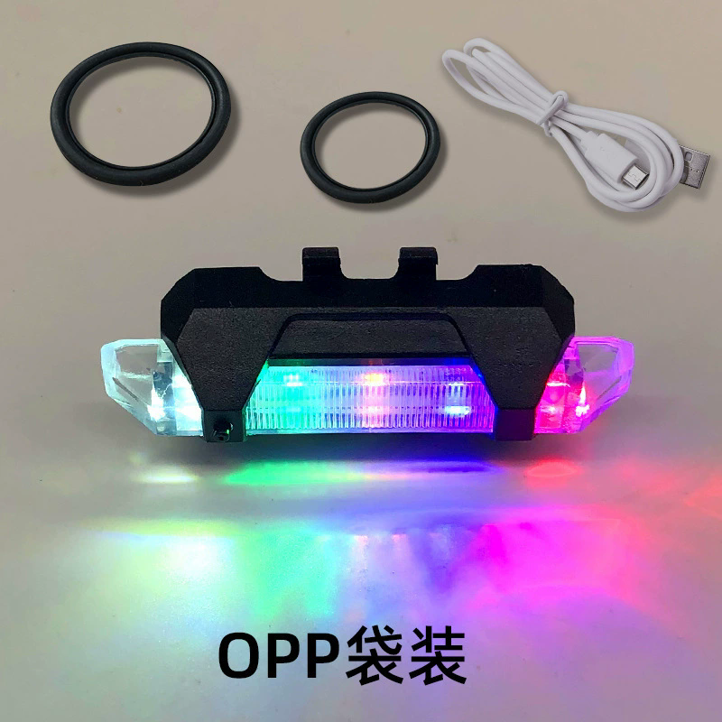 Bike Light LED Taillight Rear Tail Safety Warning Cycling Bicycle Portable Lights USB Rechargeable Outdoor Cycling Sports Night Riding Eq uipment Bicycle Tail Light USB Rechargeable