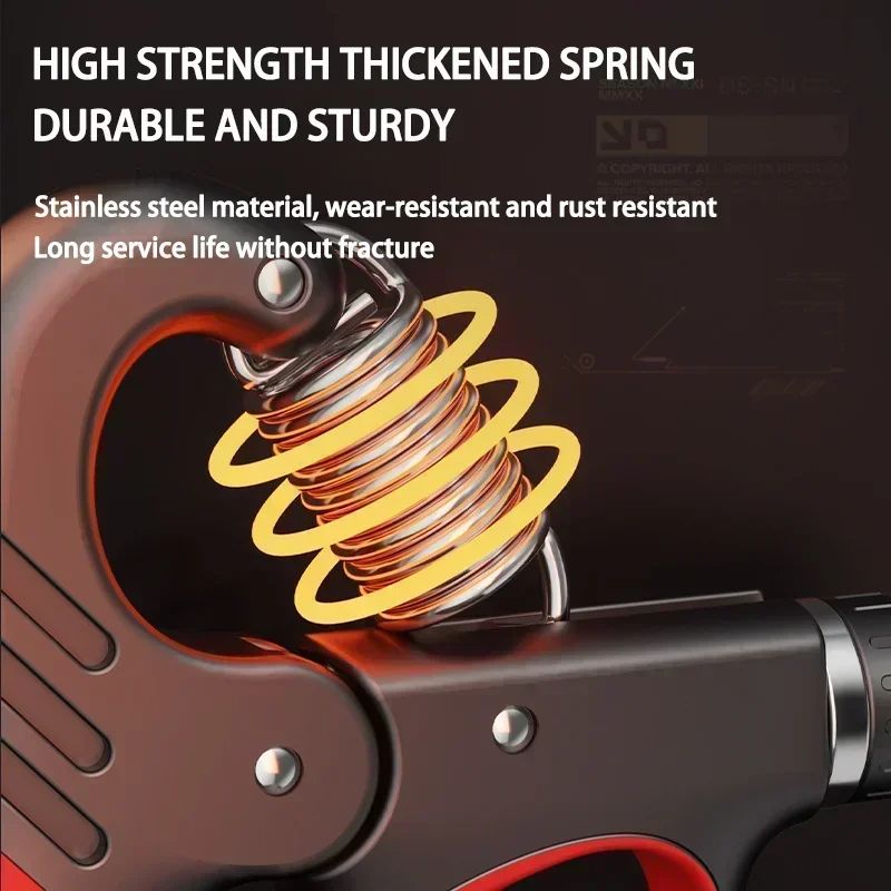 Popular Rehabilitation Home Gym Equipment Hand Grips Fitness Equipment  5-100kg Grip Strength Gym Wrist Expander Hand Strengthener Adjustable Muscle Recovery Fitness Hand Strength Exercise