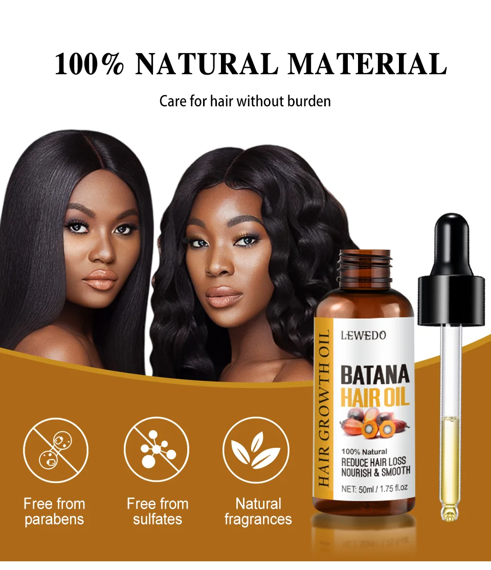 Organic Batana Oil,Natural 100% Pure Batana Growth Oil set For Traction Alopecia Hair Mask Anti Break Loss Hair Growth Oil Baldness Treatment