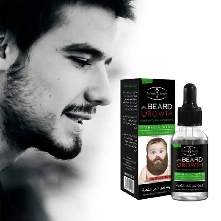 Beard Growth Oil Beard Wax Balm Hair Loss Products Leave-In Conditioner for Groomed Chest Hair Moustache Oil Beard Care 30ml