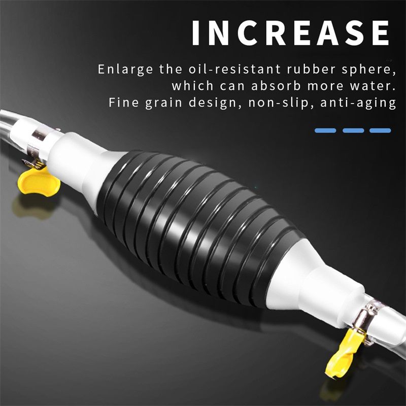 Portable Manual Liquid Sucker Pump  Car Fuel Pump High Flow Motorcycle Water Fish Tank Oil Gasoline Petrol Diesel Liquid Transfer Tools Universal Auto Accessories