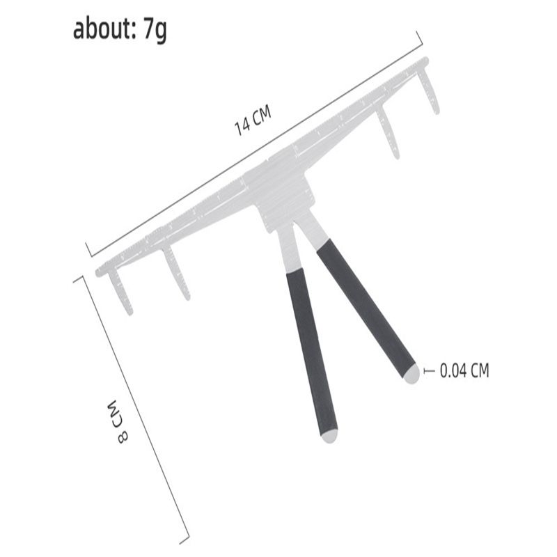 Stainless Steel Eye brow Ruler 1pcs New Microblading Eyebrow Tattoo Stencil Ruler Balance Shaper Template Definition Permanent Makeup Eyebrow 3D Tattoo Tool